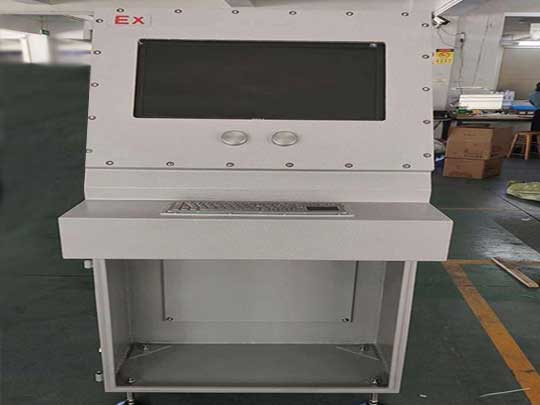 琴臺(tái)式防爆觸摸一體機(jī)空間大散熱好